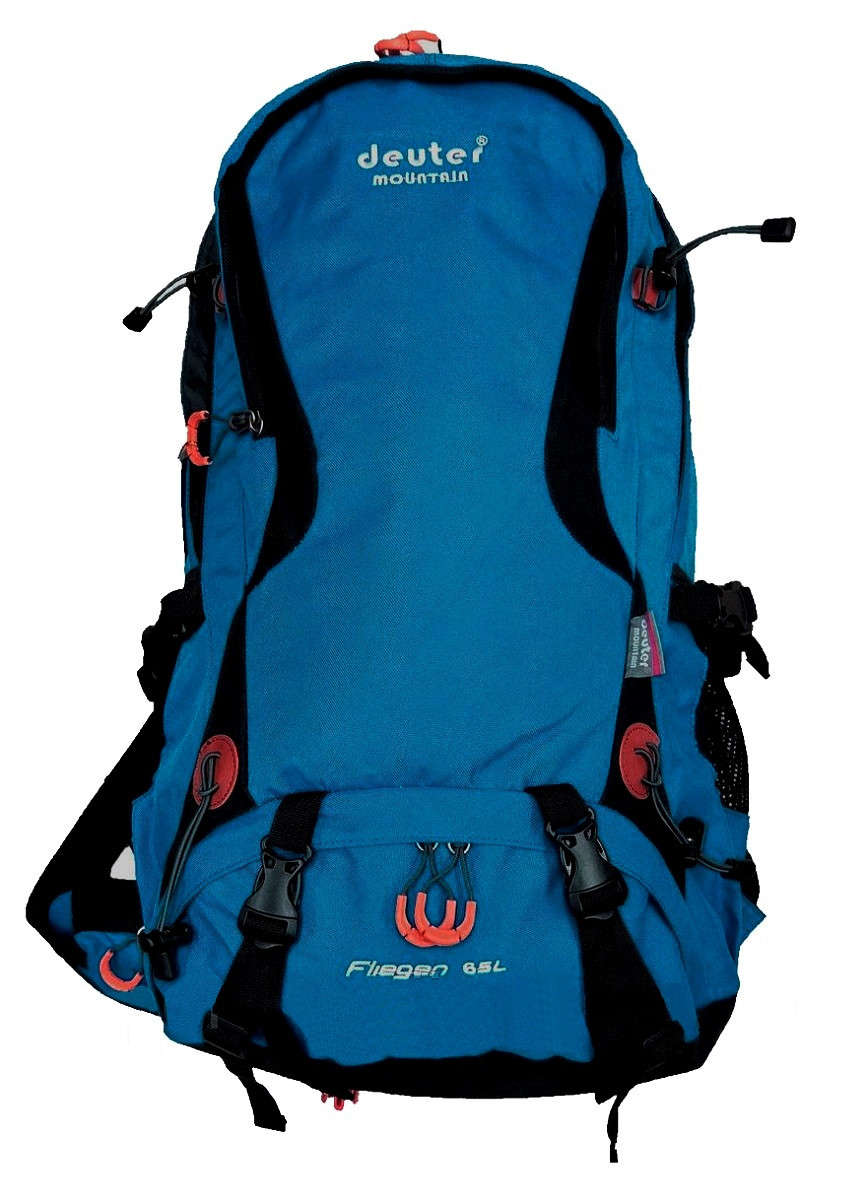 Рюкзак туристичний DEUTER Mountain 65 л нижній вхід синій