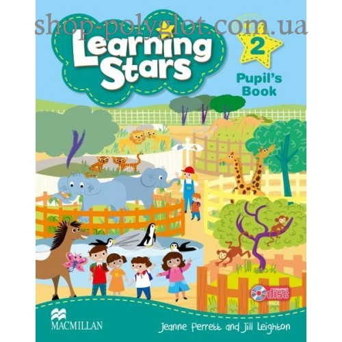 Підручник англійської мови Learning Stars 2 Pupil's Book + CD-ROM