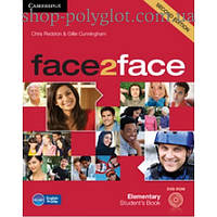 Учебник английского языка Face2face Second edition Elementary Student's Book with DVD-ROM