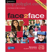 Учебник английского языка Face2face Second edition Elementary Student's Book with DVD-ROM and Online Workbook