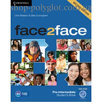 Учебник английского языка Face2face Second edition Pre-intermediate Student's Book with DVD-ROM