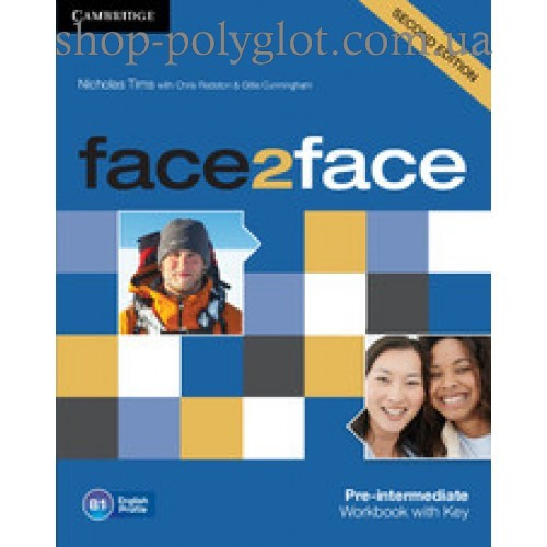 Робочий зошит Face2face Second edition Pre-intermediate Workbook with Key