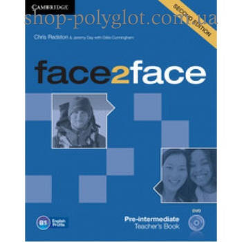 Книга для вчителя Face2face Second edition Pre-intermediate teacher's Book with DVD