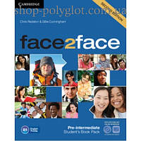 Учебник английского языка Face2face Second edition Pre-intermediate Student's Book with DVD-ROM and Online