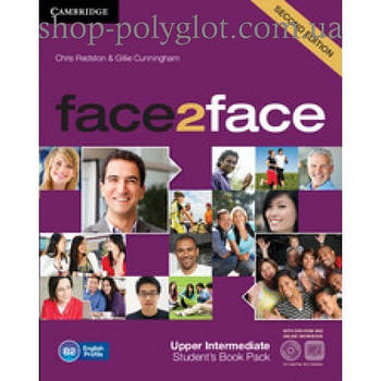 Підручник англійської мови Face2face Second edition Upper Intermediate student's Book with DVD-ROM and Online