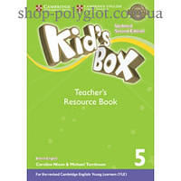 Книга для учителя Kid's Box Updated Second edition 5 Teacher's Resource Book with Online Audio