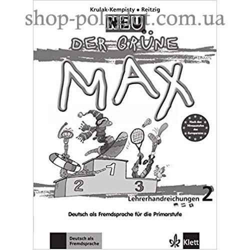 Книга для вчителя Der Grüne Max Neu 2 Lehrerhandreichungen