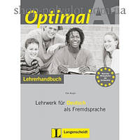 Книга для учителя Optimal A1 Lehrerhandbuch+Lehrer-CD-ROM