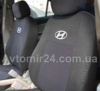 Чехлы Hyundai Accent 2011 1/3 2011 - для сидений Хундаи Акцент авточехлы в салон качество