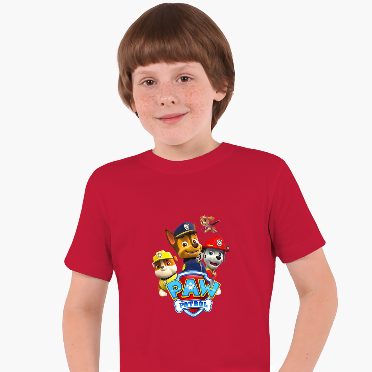 Дитяча футболка Щенячий патруль (PAW Patrol), кольорова футболка Мультсеріали
