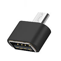 Адаптер OTG micro USB - USB. Переходник для соединения устройств microUSB OTG адаптер C5QB