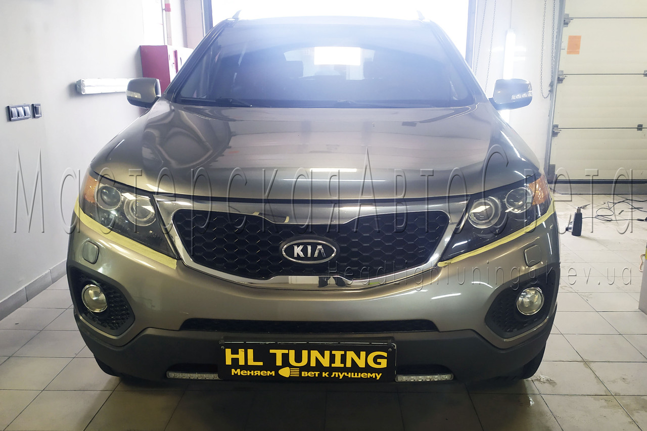 KIA Sorento — встановлення квадро Bi-LED лінз