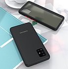 Накладка Gingle Matte Case для Xiaomi Redmi Note 9 black/red (ксиоми сяомі редмі нот 9), фото 3