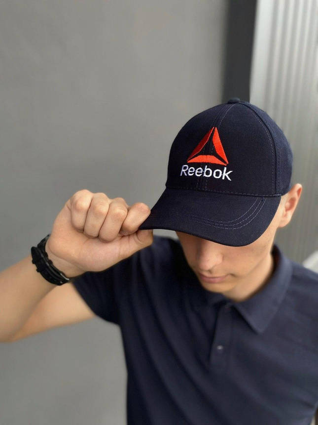 Кепка Reebok чоловіча | жіноча рібок синя, фото 2