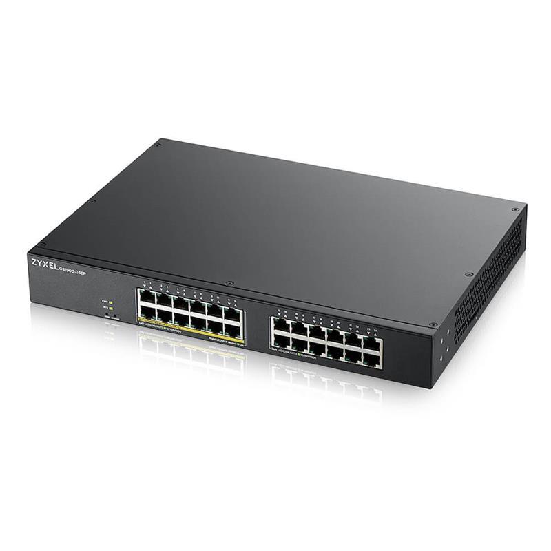 Коммутатор ZYXEL GS1900-24EP (GS1900-24EP-EU0101F) (12xGE PoE, 12хGE, max POE 130W, WebSmart), фото 1