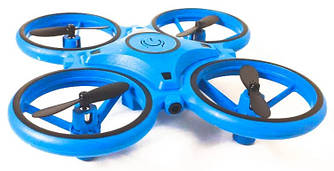 Квадрокоптер на радіокеруванні MHZ BR14 з керуванням жестами, синій