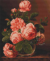 Набор для вышивания крестом "Luca-s" B488 Ваза с розами