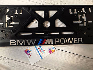 Авторамка з об'ємними літерами BMW M Power хром