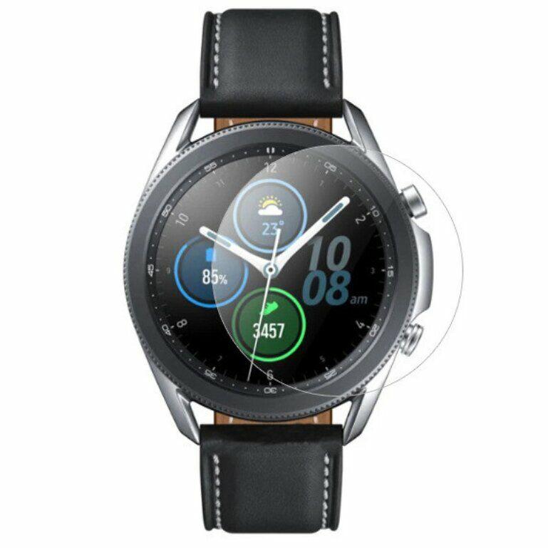 Защитное стекло Deexe Crystal Glass Samsung Galaxy Watch 3 (41mm) - фото 1 - id-p1242287420