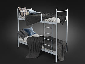 Двох'ярусне ліжко Ірис Tenero металева біла 90х200 см