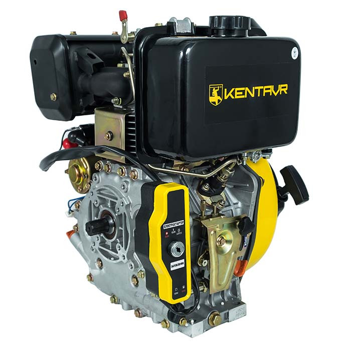 Двигатель дизельный Кентавр ДВЗ-460ДШЛЕ , 12 л.с., шлицы, электростартер - фото 3 - id-p1242329601