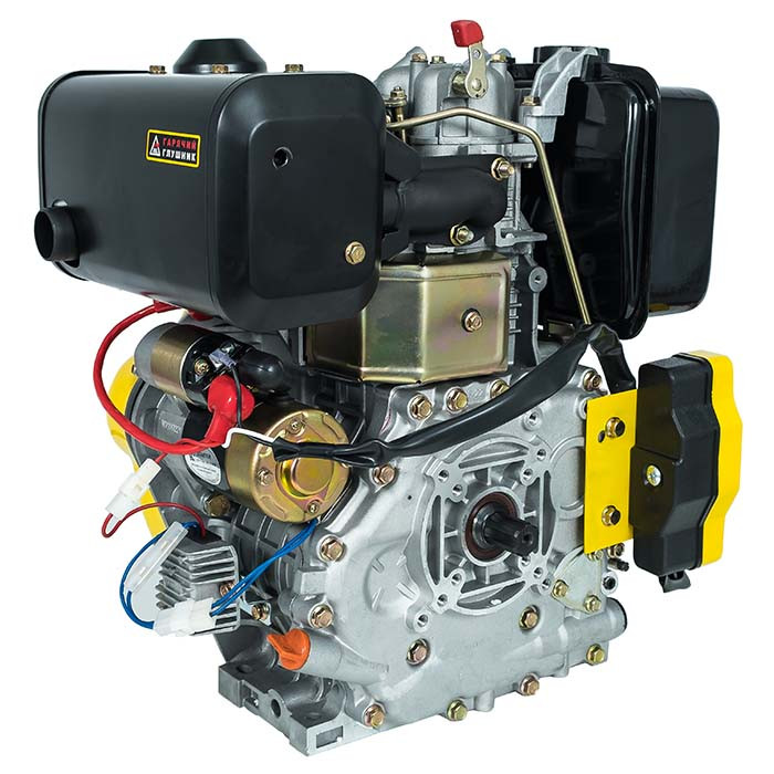 Двигатель дизельный Кентавр ДВЗ-460ДШЛЕ , 12 л.с., шлицы, электростартер - фото 4 - id-p1242329601