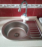 Кухонна мийка Platinum 5844 Decor 0,8 мм