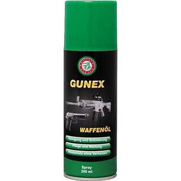Мастило спеціальне для догляду та захисту зброї від корозії Ballistol Gunex спрей 200 мл