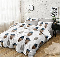 Комплект постільної білизни Love You 203016 Поплін Полуторний 150х220 см (7116)