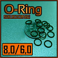 O-Ring №8,0 / 6,0. Уплотнительное кольцо из силикона для электронных сигарет.