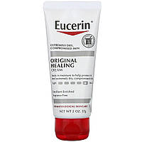 Eucerin, Original Healing, оригинальный заживляющий крем для очень сухой и чувствительной кожи, без отдушек, в