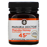 Manuka Doctor, Manuka Honey Multifloral, MGO 45+, 8.75 oz (250 g), оригінал