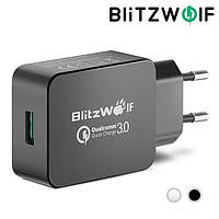 Зарядное устройство BlitzWolf® BW-S5 18W (24W Max) Power3S QC3.0 - 3.6-6.5V ~ 3A 6.5-9V ~ 2A 9-12V ~ 1.5A