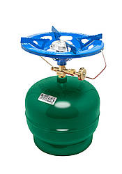 Газовий комплект, газова пальник з балоном Rudyy Golden Lion 5л 2.35 Кв Blue