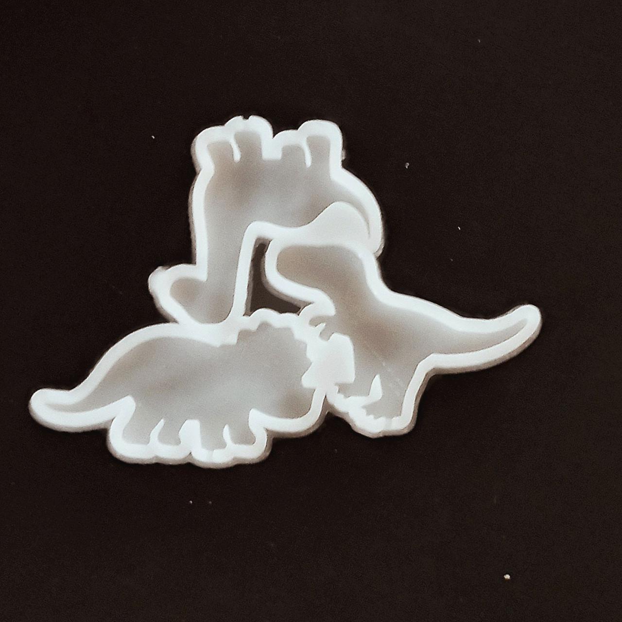 Силіконовий молд "Динозаври" для льодяників, фото 1