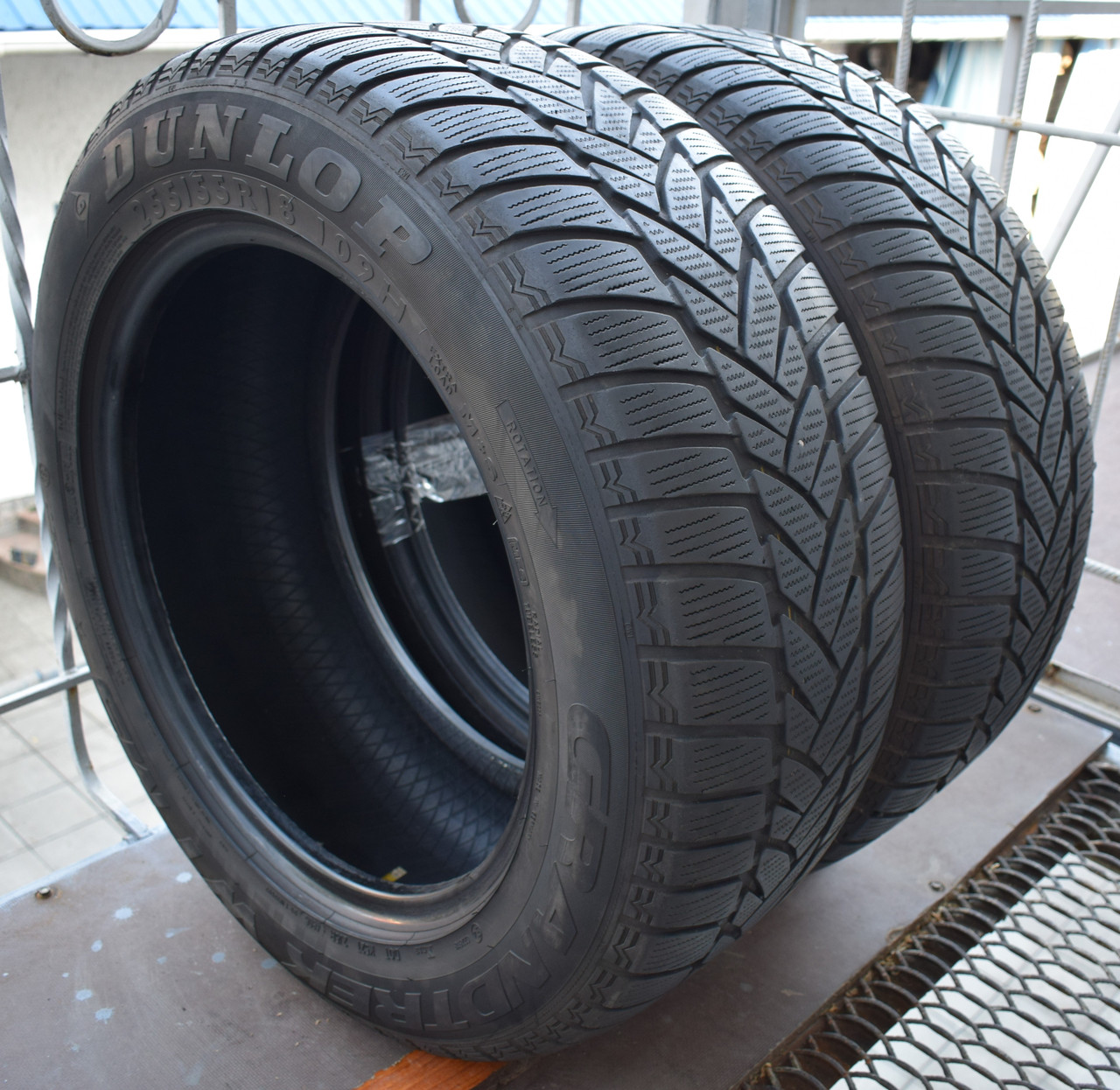 Шины б/у 255/55 R18 Dunlop GrandTrek WTM3, 7 мм, пара. [Категорія] от ...