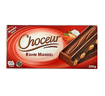 Шоколад молочний Choceur Rahm Mandel з цільним мигдалем 200 г Німеччина