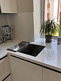 Кухонна мийка Platinum Handmade 5843 HD-D002 під стільницю 3.0/0.8, фото 6