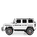 Двомісний дитячий електромобіль Джип M 4259 EBLR-1, Mercedes AMG G63, 4 мотори 45W, EVA, шкіра, білий, фото 9