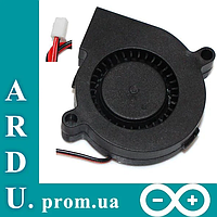 Вентилятор, турбинный кулер для экструдера, кулер под 3D-принтер 5015 12V 50*15мм [#X-9]