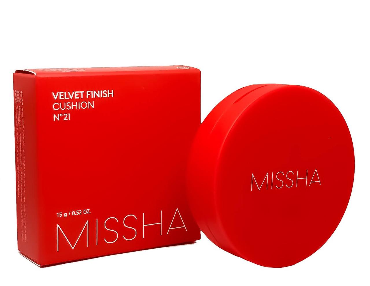 Тональный кушон с матовым финишем Missha Velvet Finish Cushion SPF50 + / PA +++ №23 - фото 1 - id-p1240025634