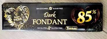 Шоколад без сахара и глютена Dark Fondant 85% Torras Испания 300г - фото 4 - id-p1242448743