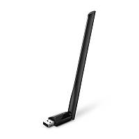 Бездротовий адаптер TP-Link Archer T600U Plus (AC600, 5dBi зовнішня антена)