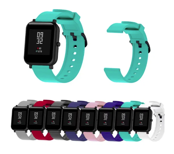 Гладкі силіконові ремінці Amazfit для Amazfit Bip(20 мм).