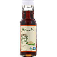 Kevala, Органическое темное кунжутное масло, 8 жидких унций (236 мл) Днепр