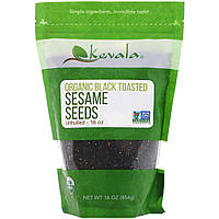 Kevala, Organic Black Toasted Sesame Seeds, Unhulled, 16 oz (454 g) Київ