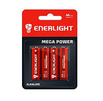 Батарейка ENERLIGHT MEGA POWER (AA ПАЛЬЧИК) АЛКАЛАЙН FOL (картон)