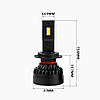 LED-лампи Prime-X F Pro H7 5000 K 45W, фото 9