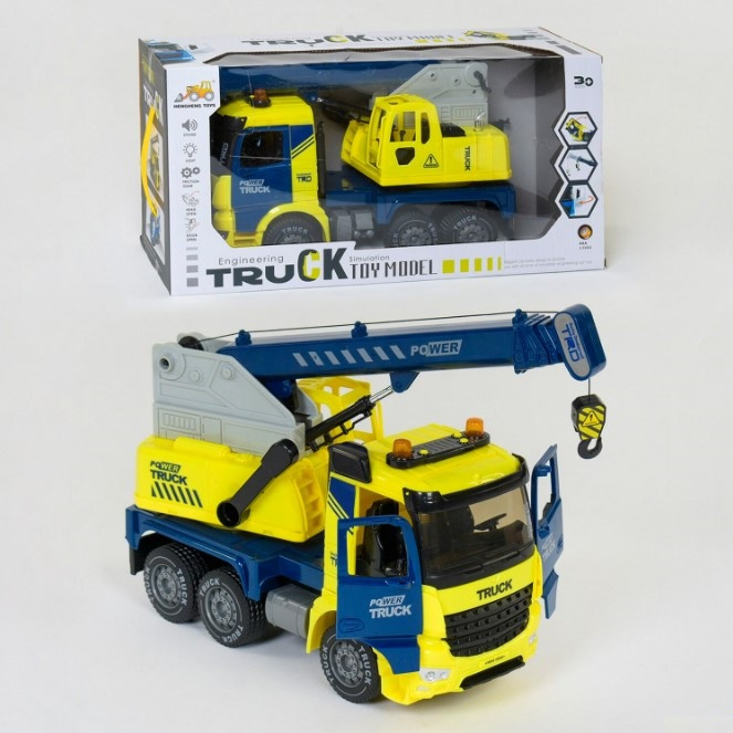 Автокран інерційний зі звуком світловими ефектами Н998-39