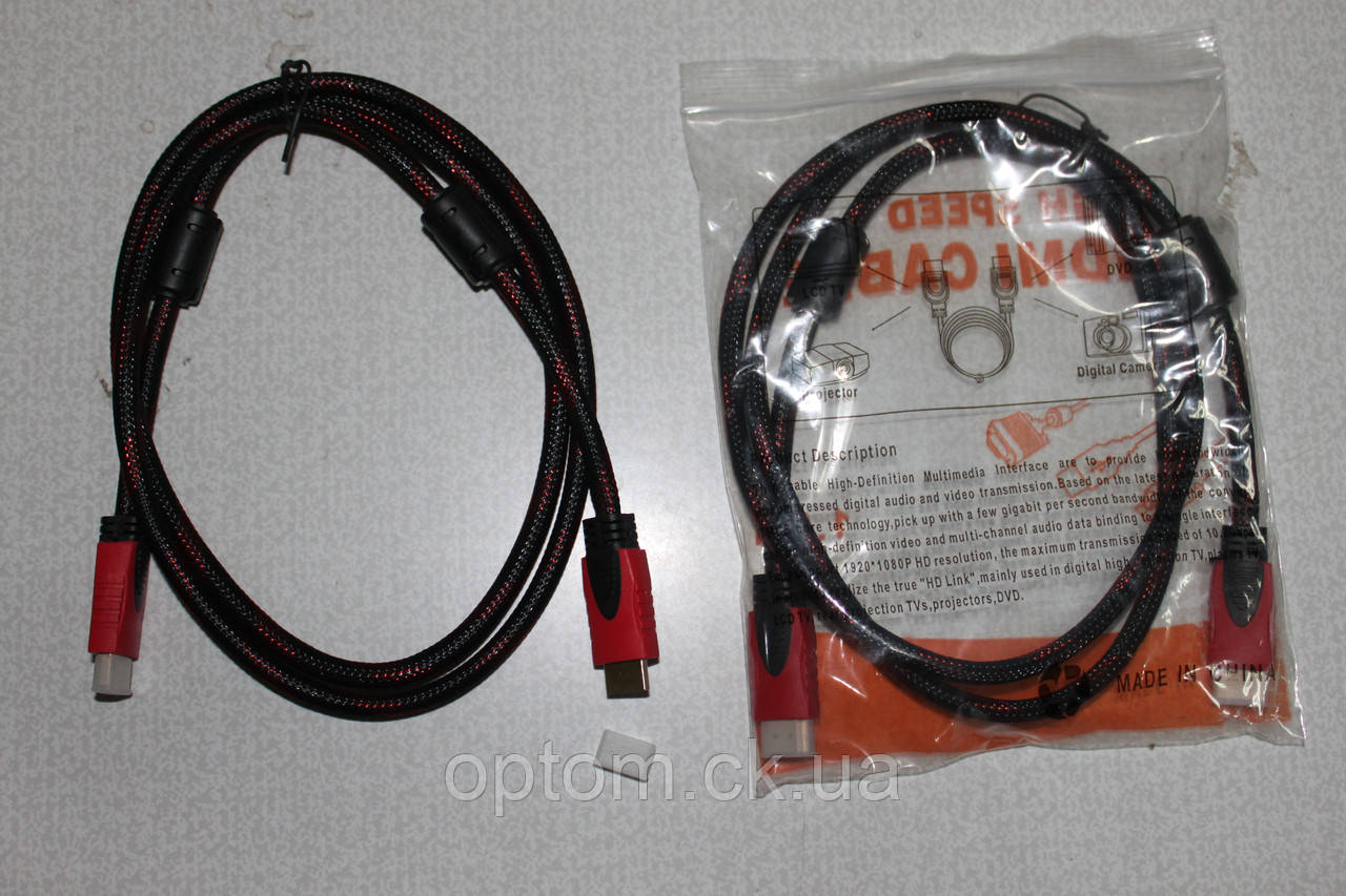 Видео-кабель HDMI-HDMI 1.5m, фото 1